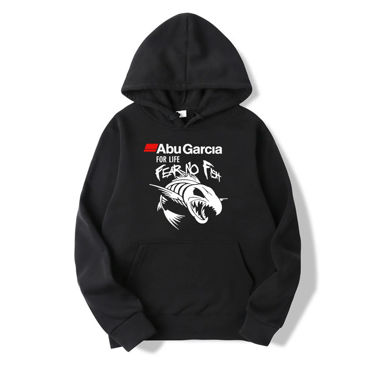 

Dropshipping Oversized Men Women Abu Garcia for Life Fear No Fish Hoodies Graphic Sweatshirts Ladies Long Sleeves Unisex M-5XL