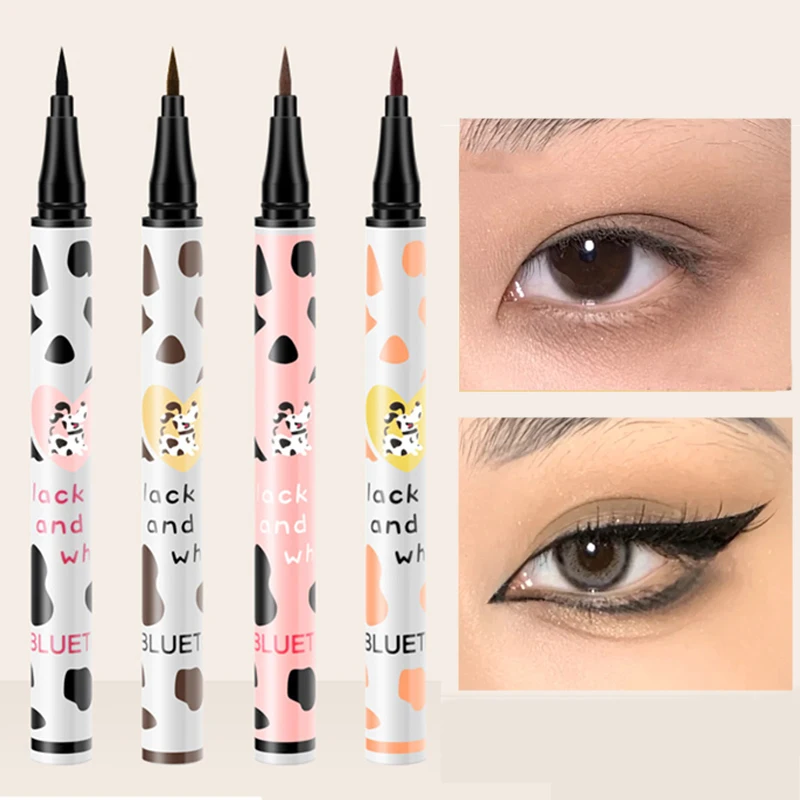 

Ultra-fine Liquid Eyeliner Pen No Blooming Waterproof Lasting Quick Drying Black Pink Lying Silkworm Pencil Eyes Makeup Cosmetic