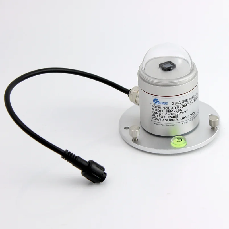 

Photovoltaic Industry Digital 4-20ma RS485 Output Silicon Pyranometer