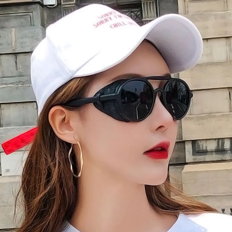 

Retro Round 2022 Sunglasses Women High Quality Vintage Retro Uv 400 Polarized Frame Sport Trendy Optical Designer Luxury
