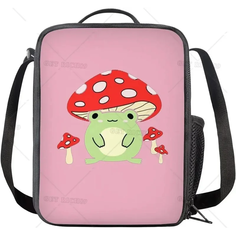 Детская изолированная сумка для ланча в виде лягушки маленькая милая
