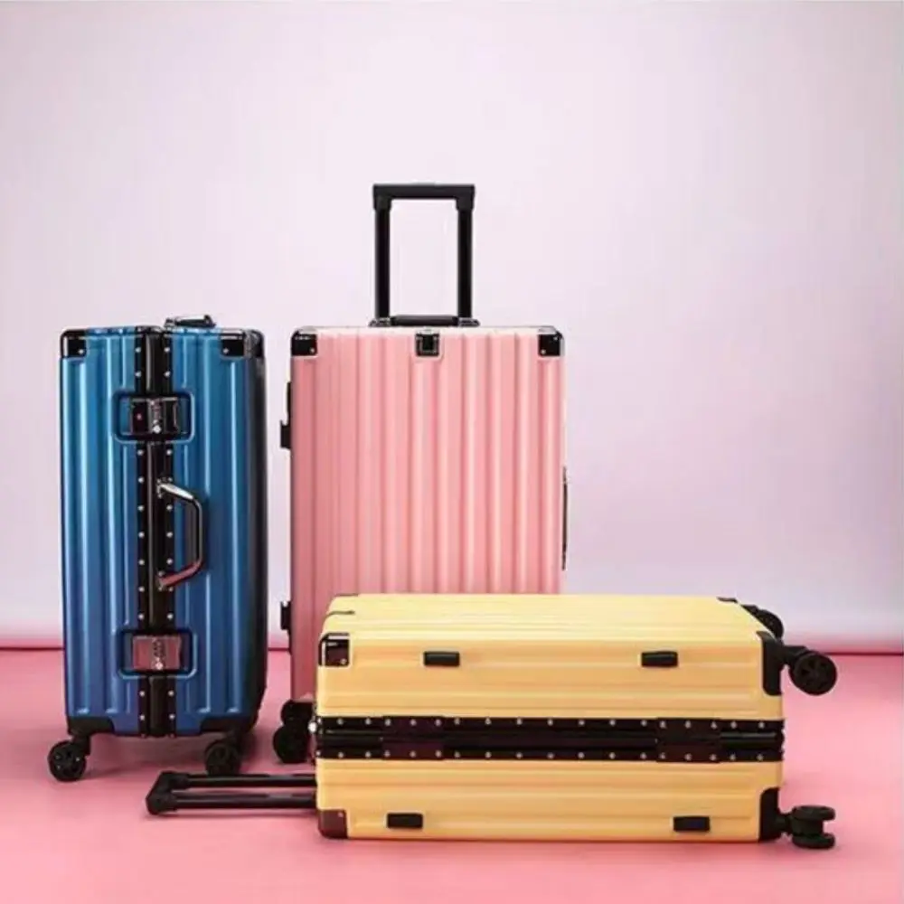 Luggage Fixed belt Suitcase Travel Trolley Case Bag Spinner Cabin Rolling Baggage TSA Lock Carry Ons Luggage Travel Suitcase