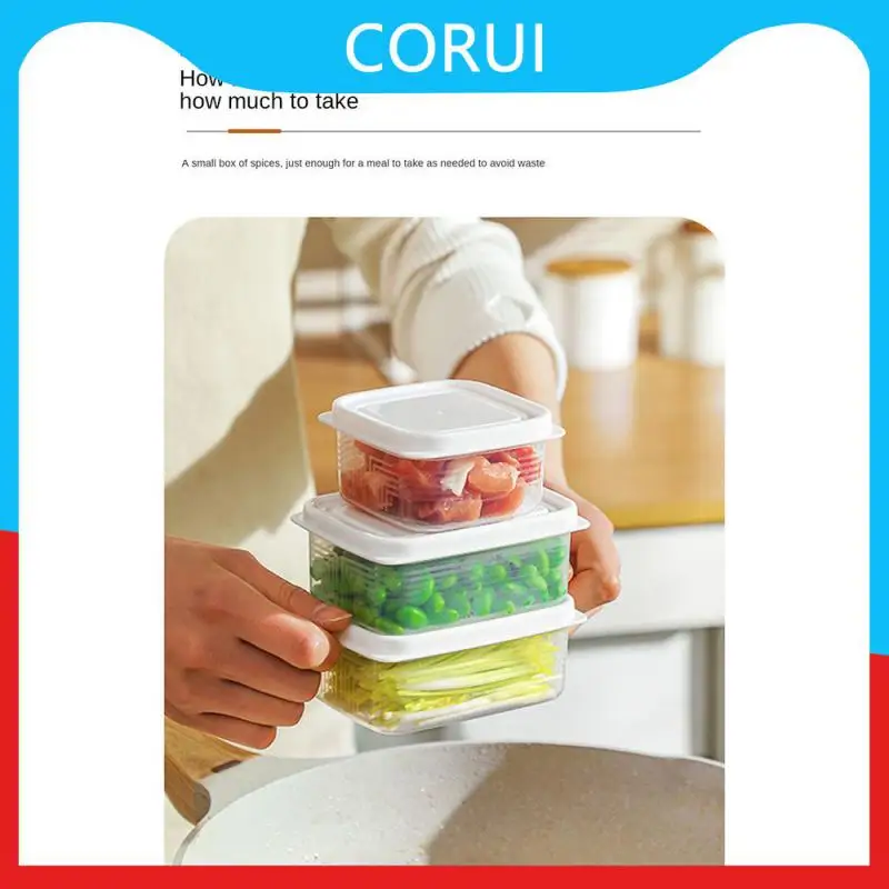 

Frozen Seasoning Fresh-keeping Box Round And Smooth Food Storage Box Without Burrs Saving Worry And Effort High-capacity