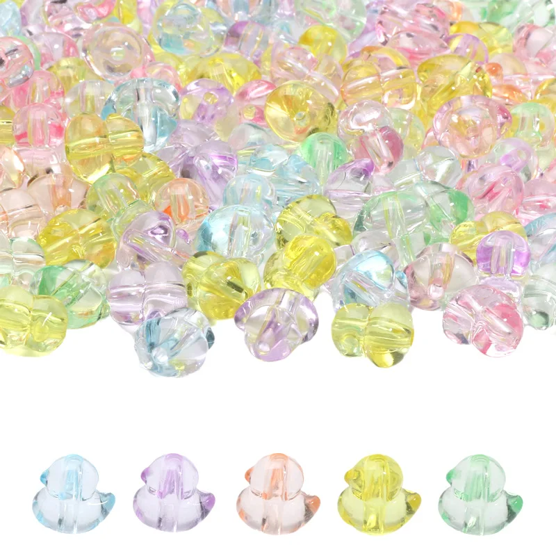 30 шт. прозрачные акриловые бусины для рукоделия 14 х15 мм