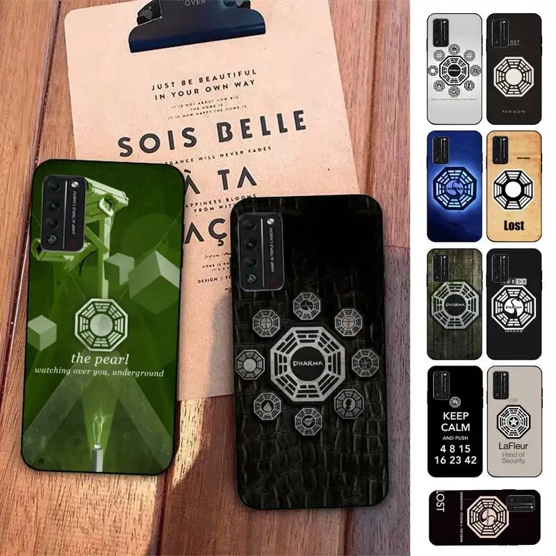 

lost tv dharma initiative logo Phone Case For Huawei Honor 10 lite 9 20 7A pro 9X pro 30 pro 50 pro 60 pro 70 pro plus