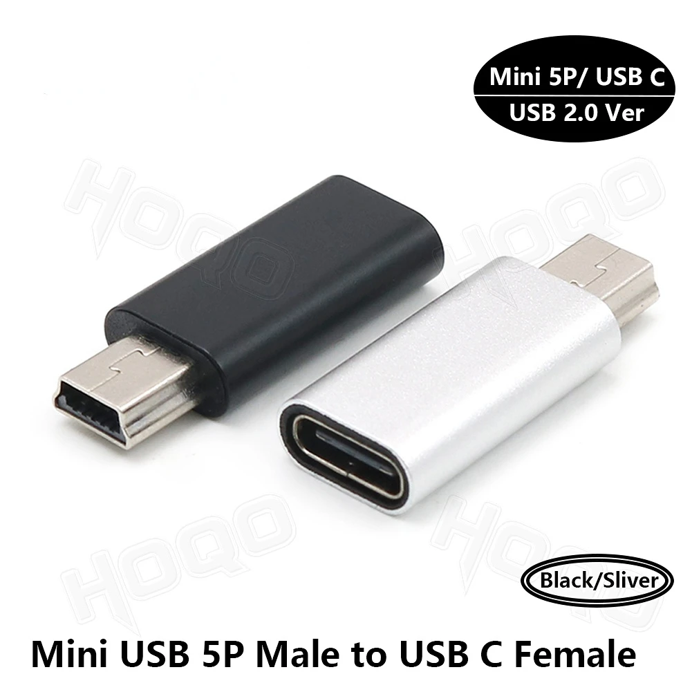 

Переходник с USB C на Mini USB 2,0, переходник с Type C «Мама» на Mini USB «папа», коннектор для GoPro, MP3-плееров, видеорегистраторов, цифровых камер, GPS