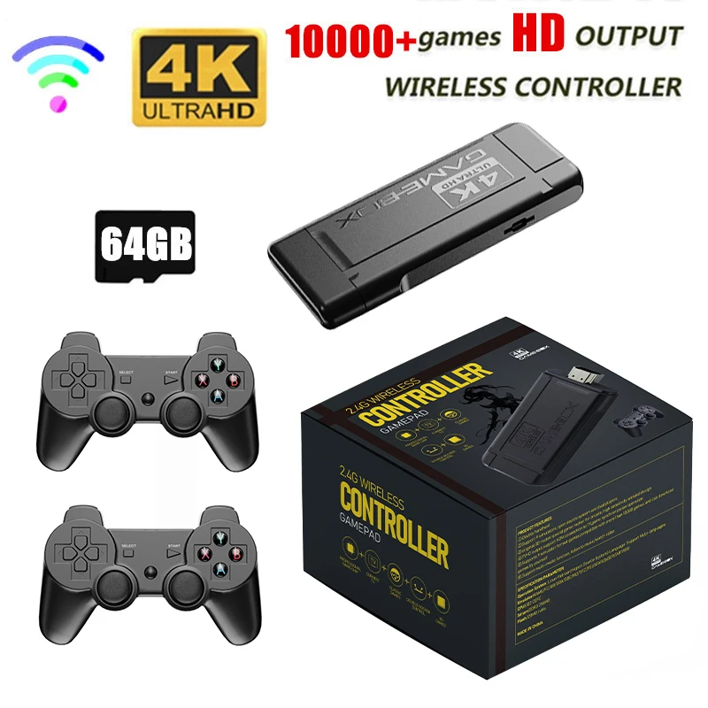 

Игровая консоль 4K Ultra для PS1/SEGA/SNES/MAME, Ретро ТВ, игровая консоль, совместимая с HDMI, 64 ГБ, 15000 игр, видеоигра