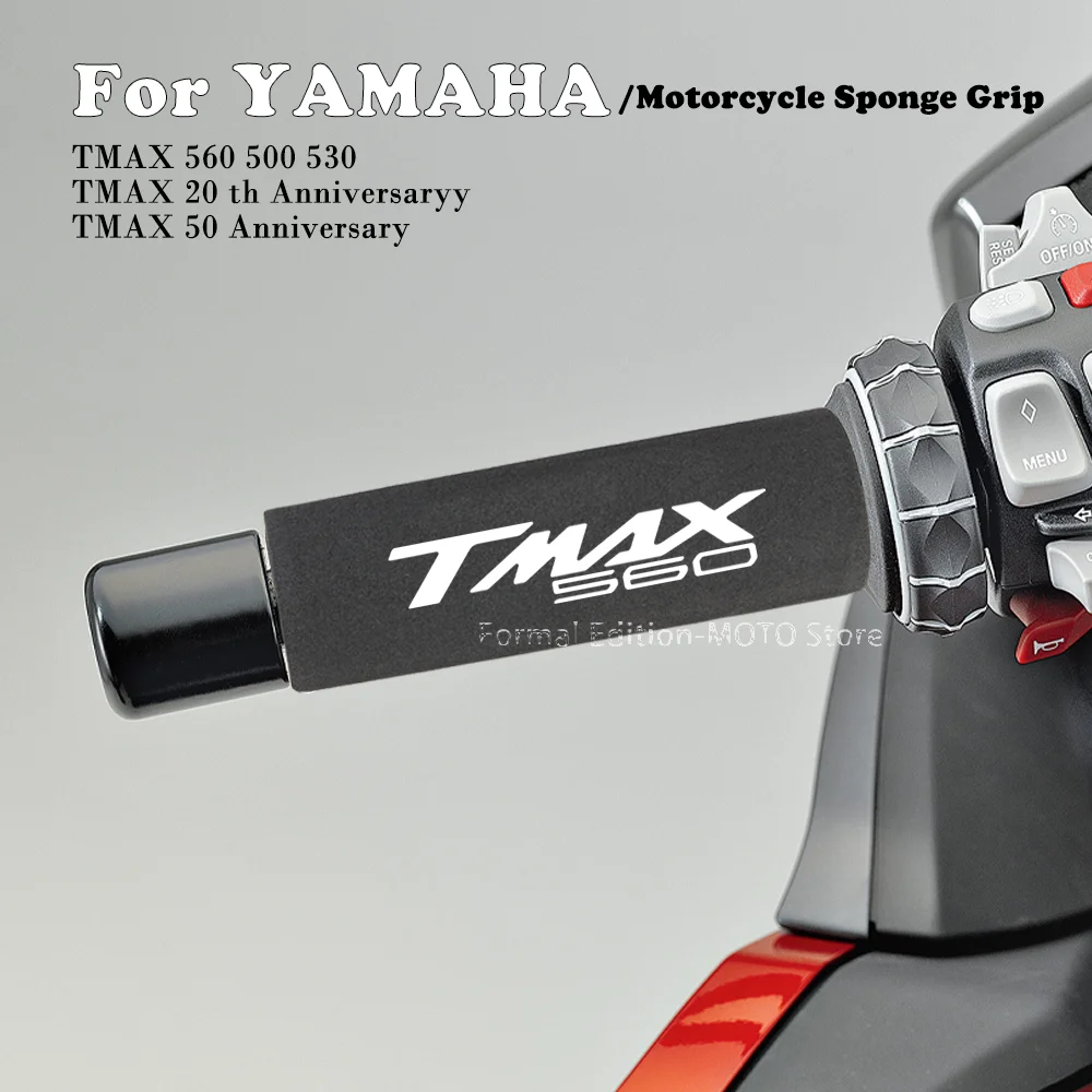 

Motorcycle Grip Cover Shockproof Non-Slip Motorcycle Sponge Grip Handlebar Grip Sponge Cover for YAMAHA TMAX 560 500 530 125 250