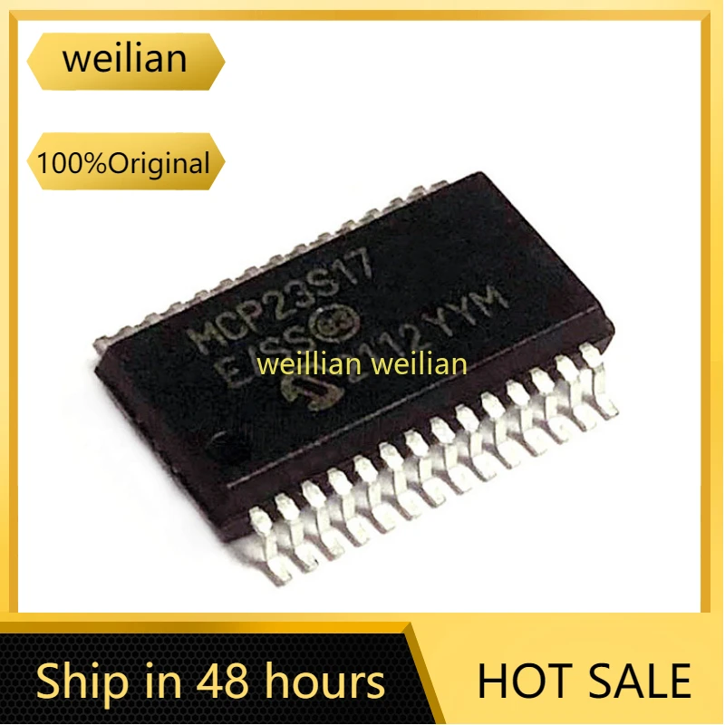 

10-100pcs 100% Brand new+original MCP23S17 MCP23S17-E MCP23S17-E/SS SSOP28