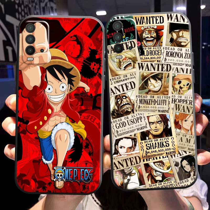 

One Piece Comics Phone Case For Xiaomi Poco M3 M3 Pro 5G POCO X3 PRO NFC X3 GT Carcasa Funda Back Liquid Silicon Soft