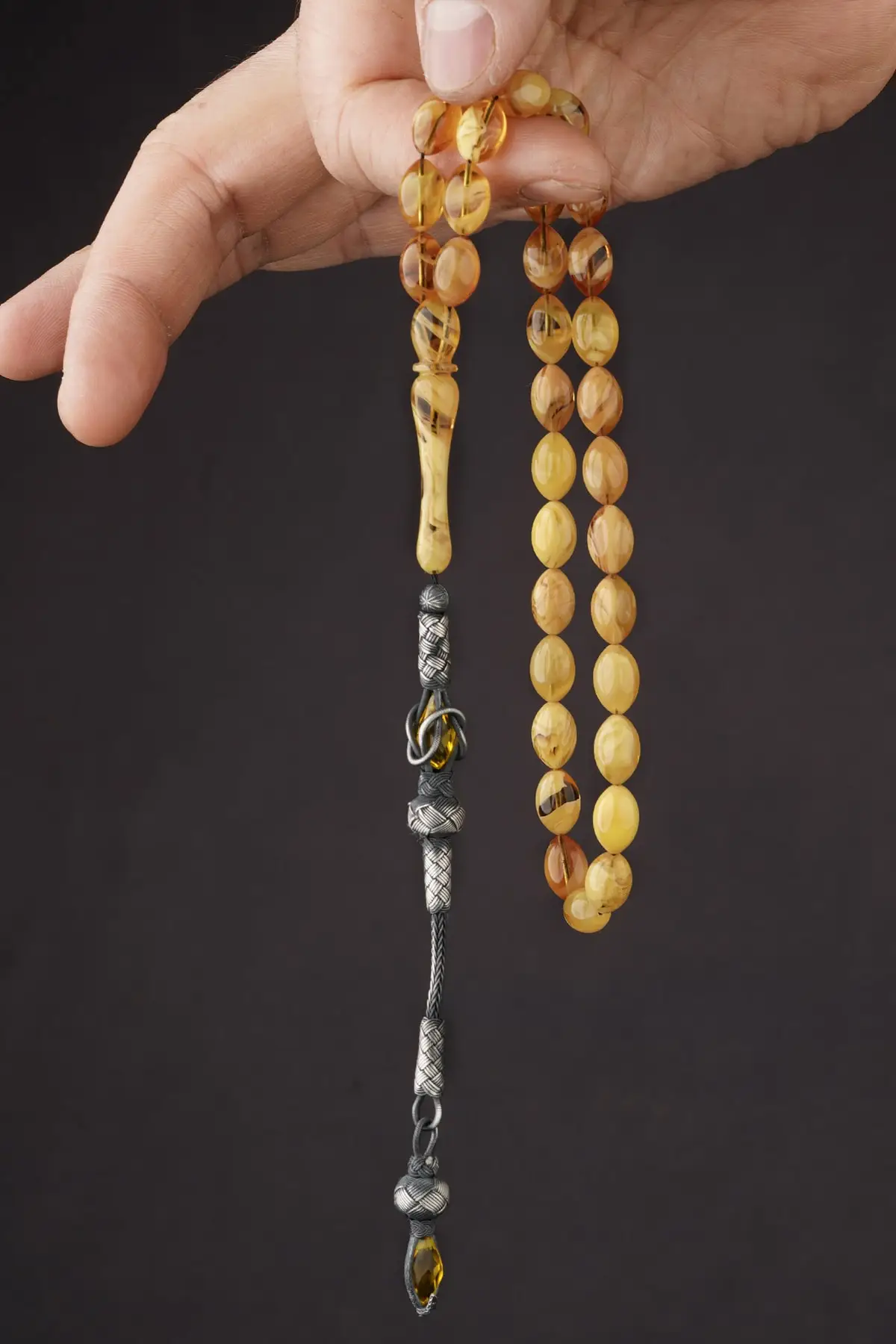 

Серебряные кисточки Kazaz, ячменная огранка желтого цвета, сертифицированные янтарные четки Hareli, другие аксессуары