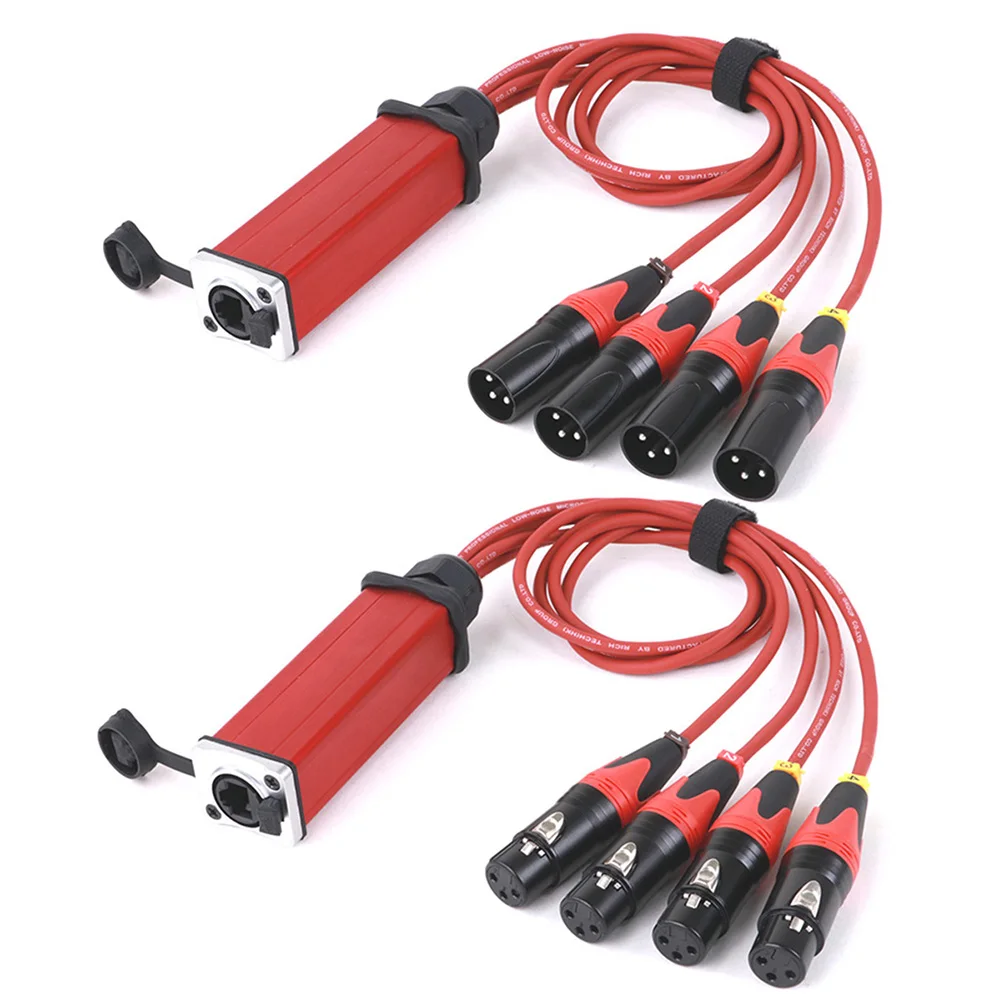 4-канальный 3-контактный аудиосетевой XLR-кабель для сценического звукового