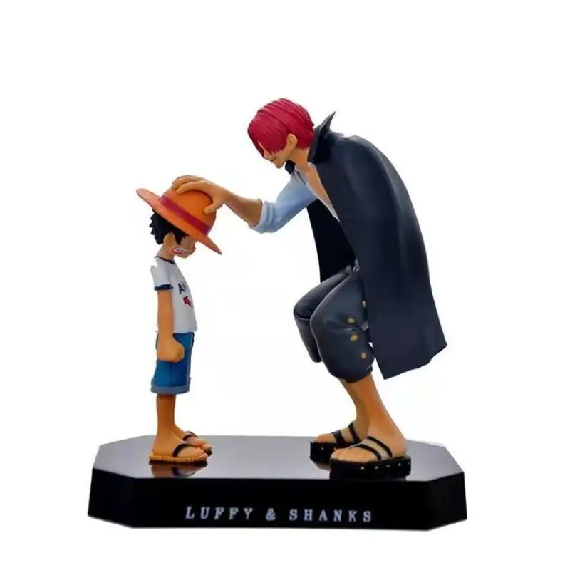 

18cm One Piece Anime Figure Four Emperors Shanks Straw Hat Luffy Action Figure One Piece Sabo Ace Sanji Roronoa Zoro Figurine