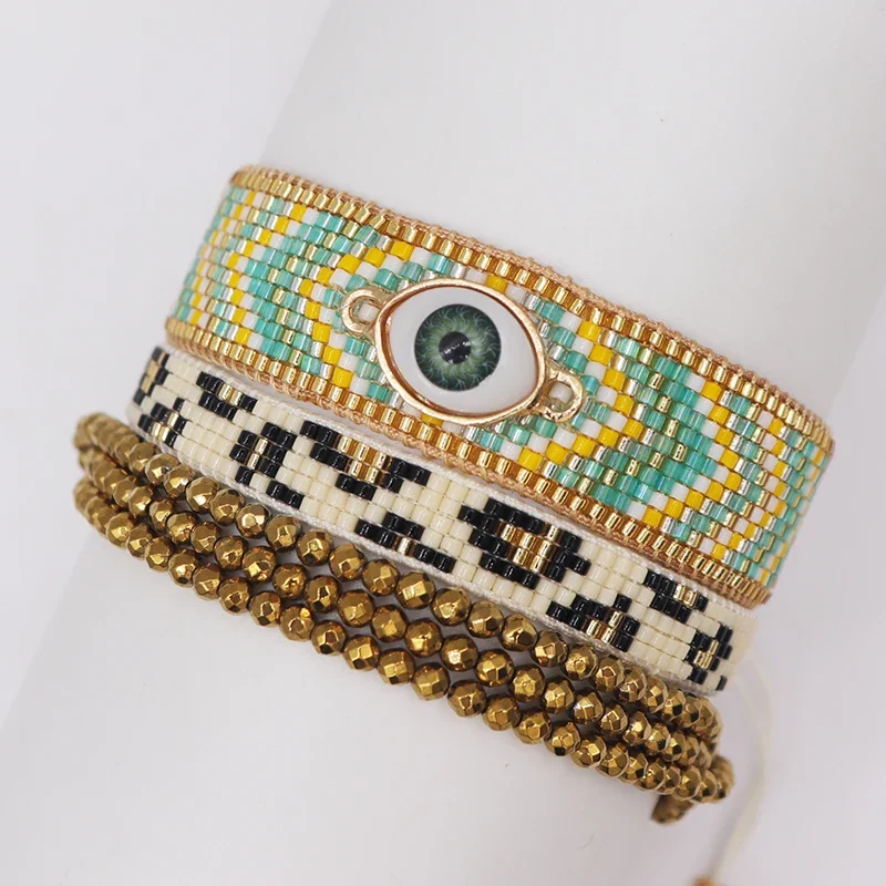 ALIYA богемные модные крошечные браслеты из бисера Миюки мексиканские украшения