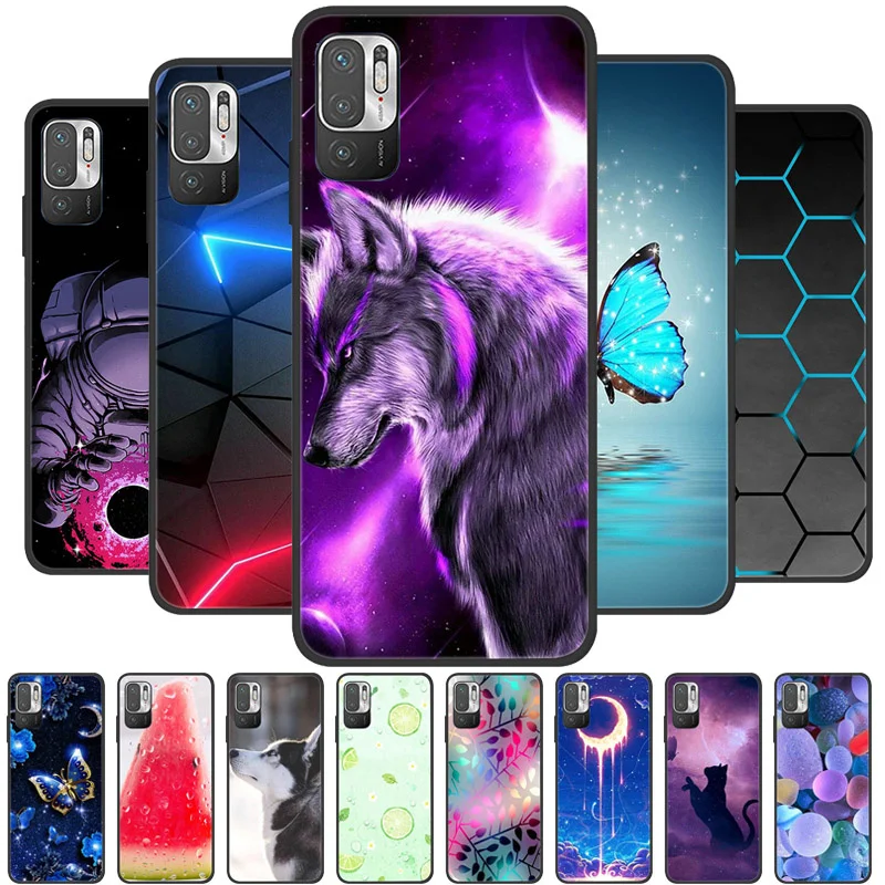 Чехол для Xiaomi Redmi Note 10 задняя крышка из мягкого силикона ТПУ Note10 - купить по