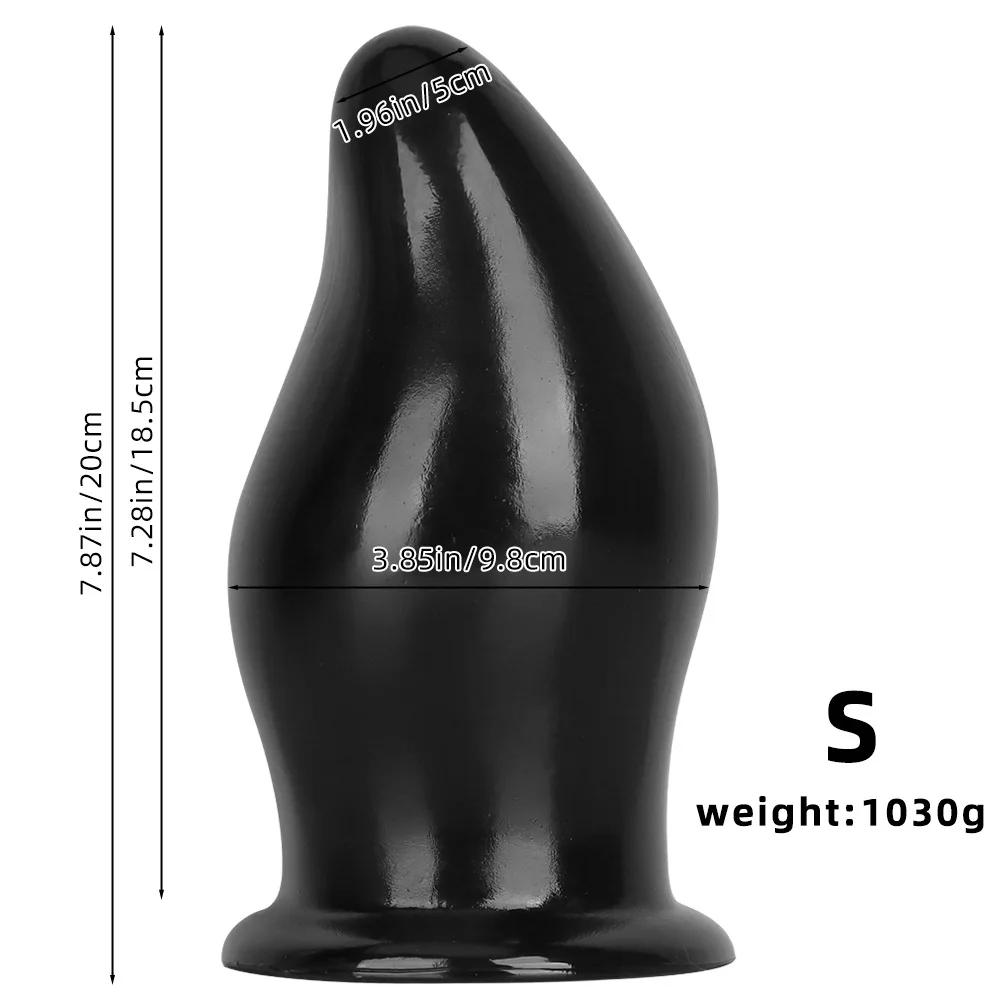 Гигантский фаллоимитатор анусная пробка задница веселая расширенная Jouet Adulte