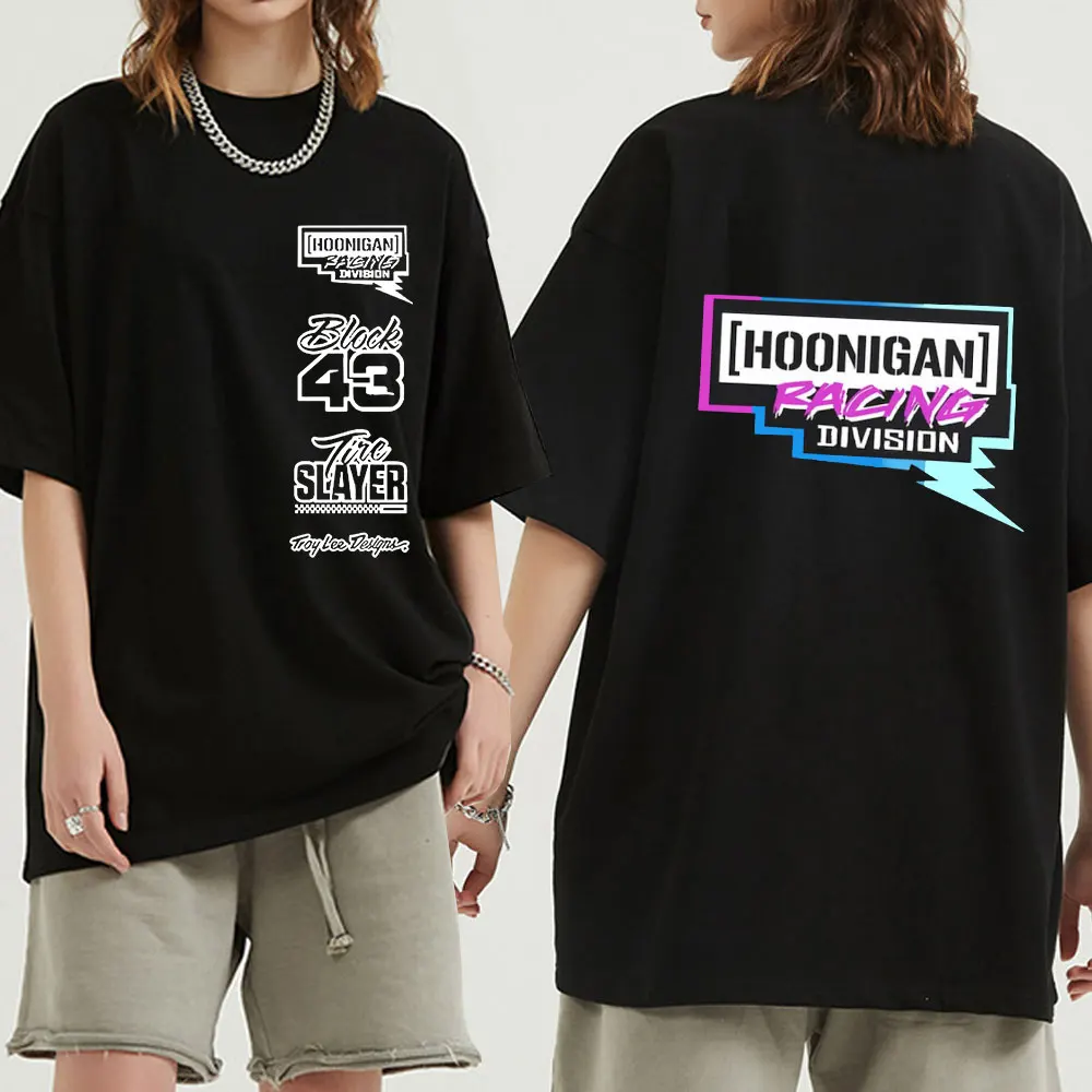 

Ken Block 43 T-shirt Men's Graphic Print T-shirts Aesthetic Gothic Casual Cotton Oversized Short Sleeve T Shirts Tops Streetwear