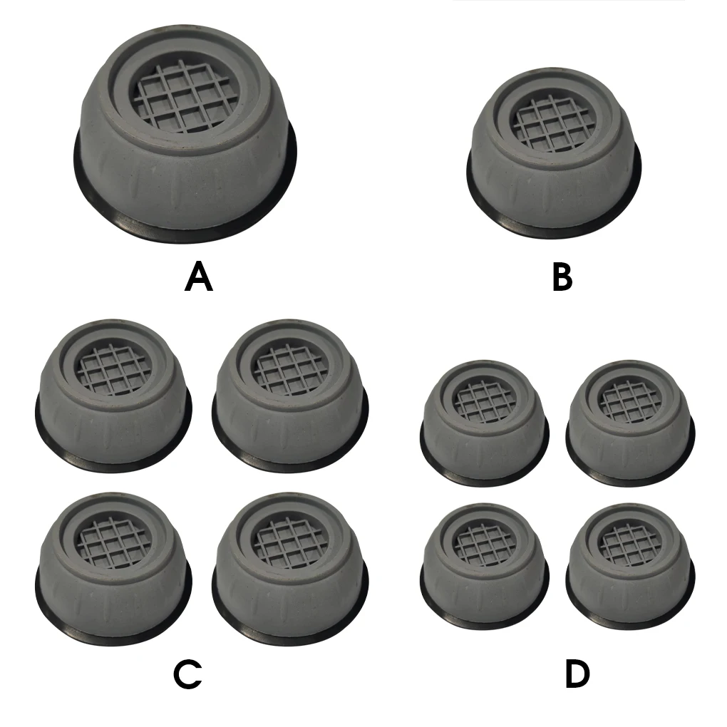

Washing Machine Feet Pad Universal Portable Waterproof Shockproof Mat Indoor Dryer Furniture Base Large 4 Pieces