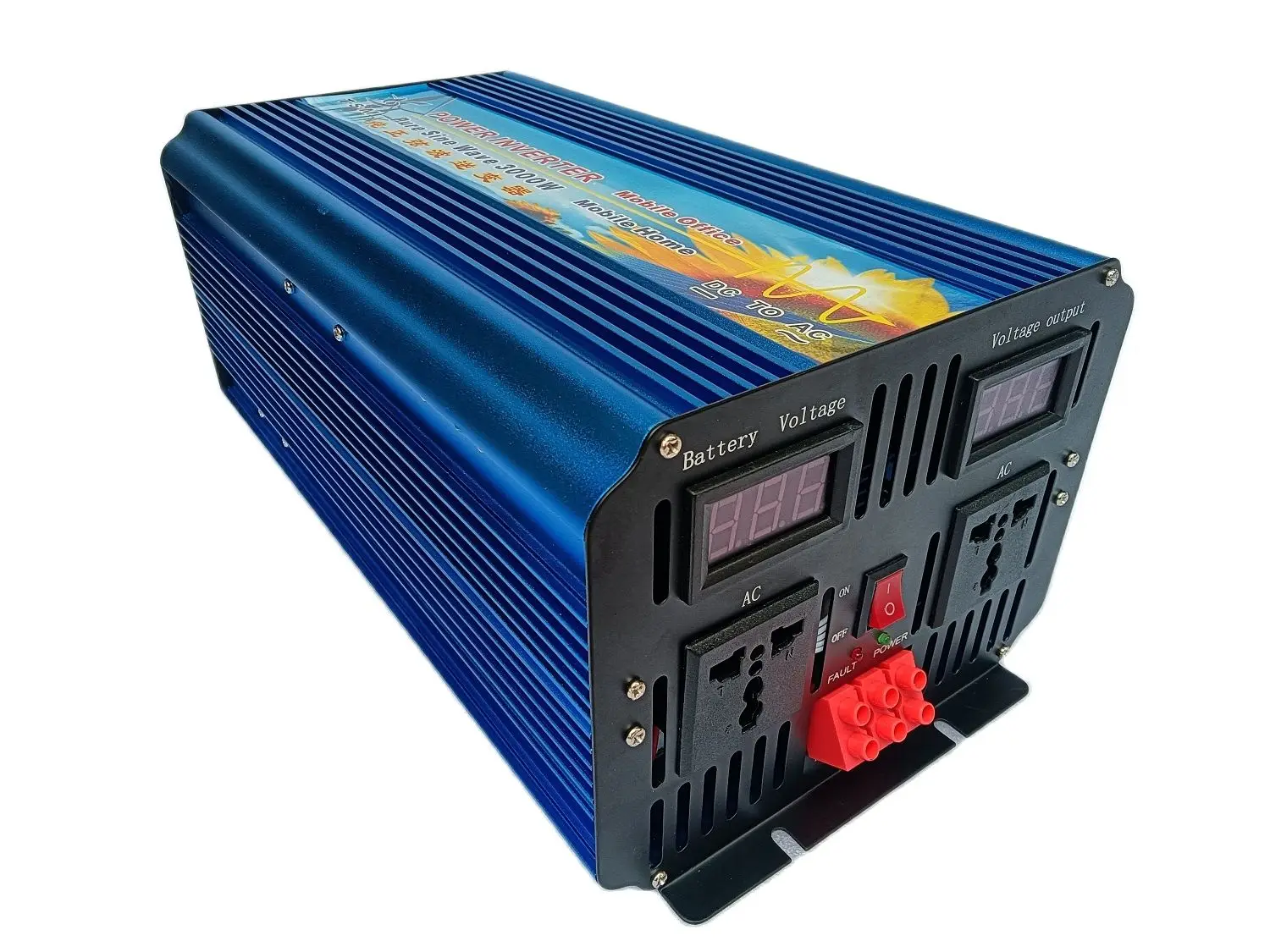 Инвертор немодулированного синусоидального сигнала Inversor 12 В 24 36 48 60 в 72