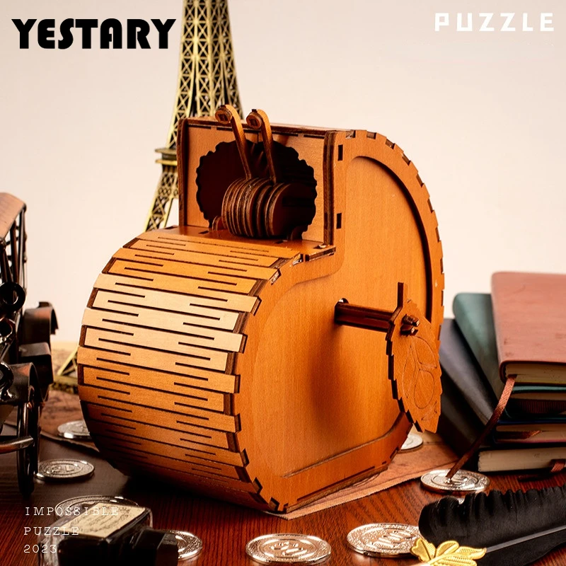 

3D деревянная коробка YESTARY, головоломка, головоломки, игрушки, таинственная коробка, настольные игры, головоломки с высокой степенью сложности, игрушки для взрослых и детей, подарки