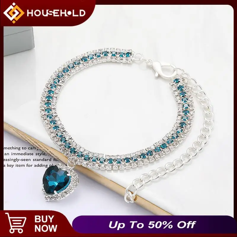 

Love Pendant Pet Collar Jewelry Love Crystal Cute Luxury Pet Collar Kitten Cat Dog Collar Love Pendant Pet Supplies Pet Collar