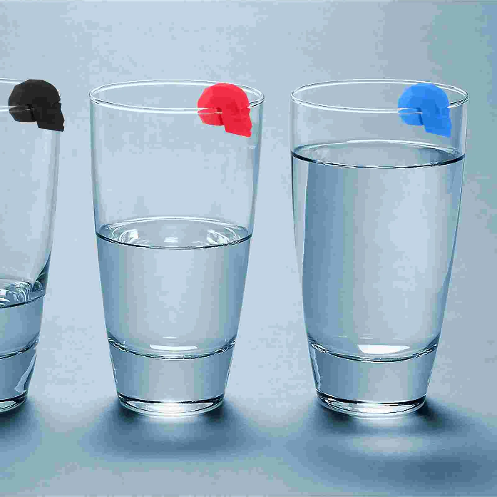 6 шт. бирки для бутылок маркеры коктейльного стекла очков идентификаторы