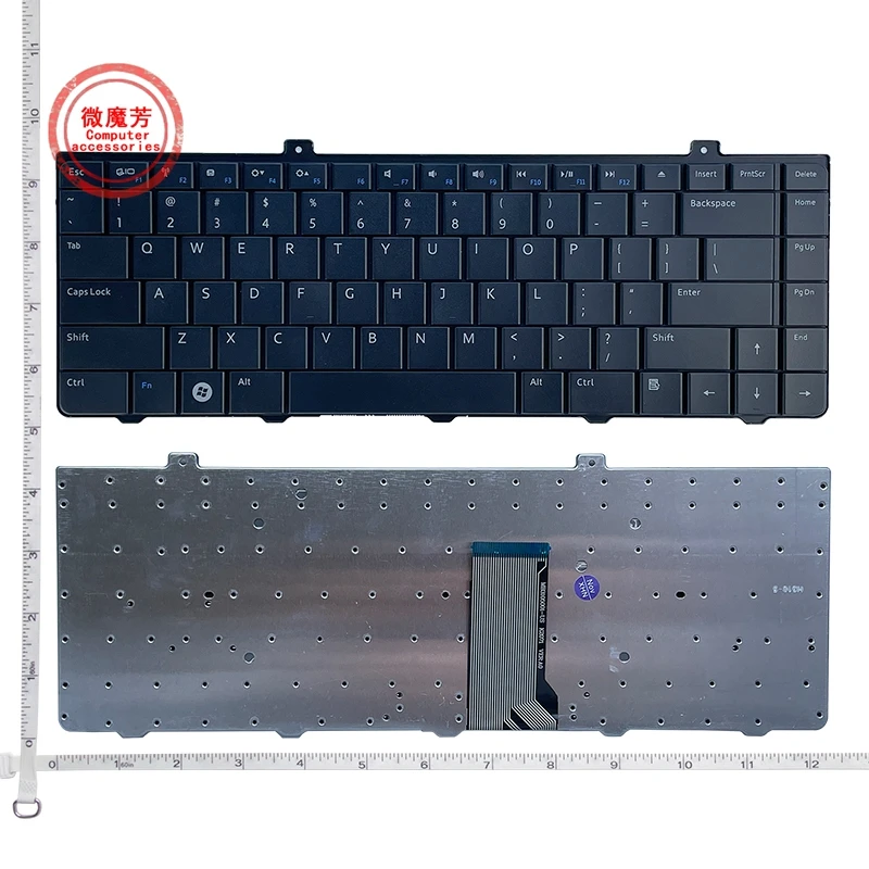 Английский новая клавиатура для Dell Inspiron 1440 1320 14a PP42L 1445 1450 p04s Клавиатура ноутбука нам