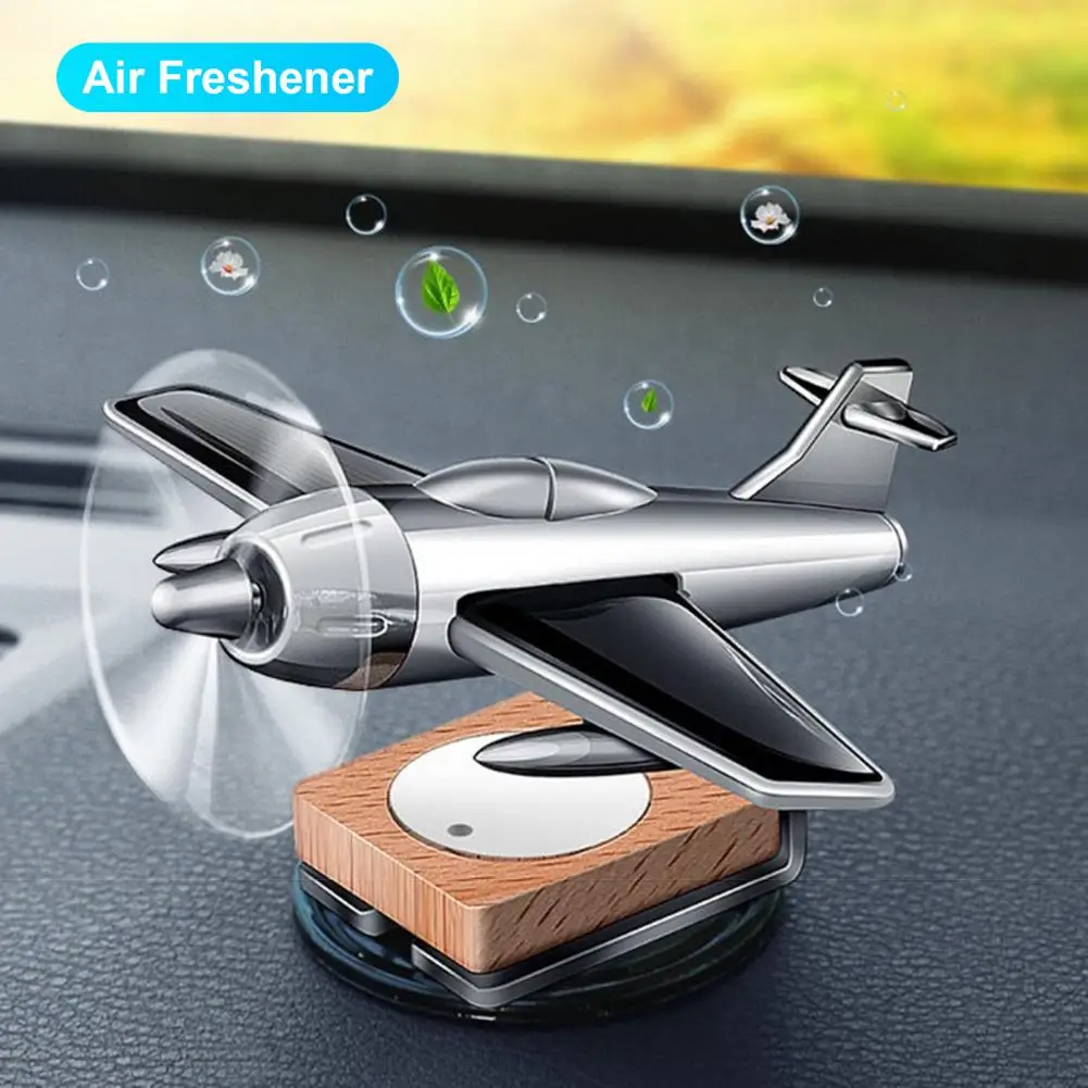 Ornament Air Freshener Interior Fresh Aromatherapy Diffuser Wide Range Long Lasting Solar Energy Airplane Model Car Accessories