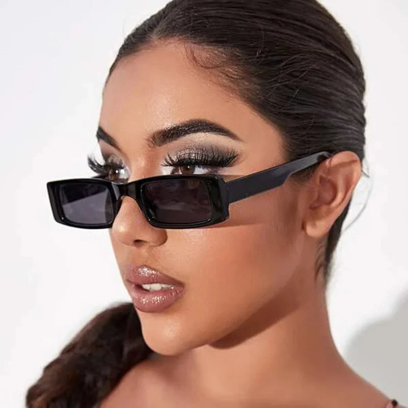 

Rectangle Vintage New Sunglasses Woman Ins Popular Luxury Brand Sun Glasses Female Fashion Retro Designer Square Gafas De Sol