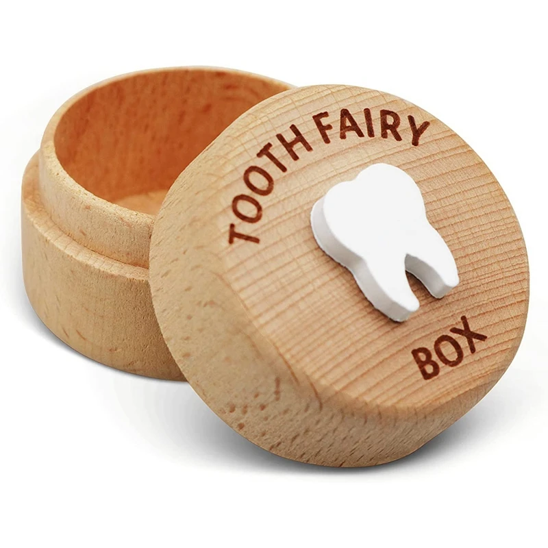 Детская сказочная коробка для зубов, милая 3D резная коробка для хранения слабых зубов, подарок для мальчиков и девочек