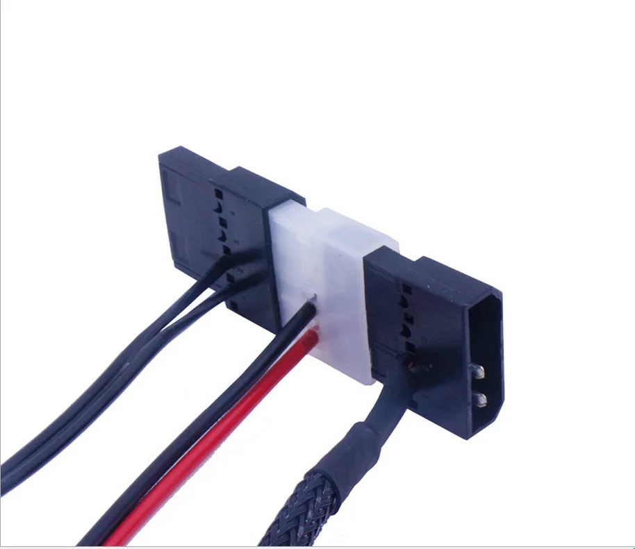 Фото Кабель питания DC 12В 2А с разъемом Molex 4PIN (5.5мм x 2.1мм) для блока управления RGB LED №5