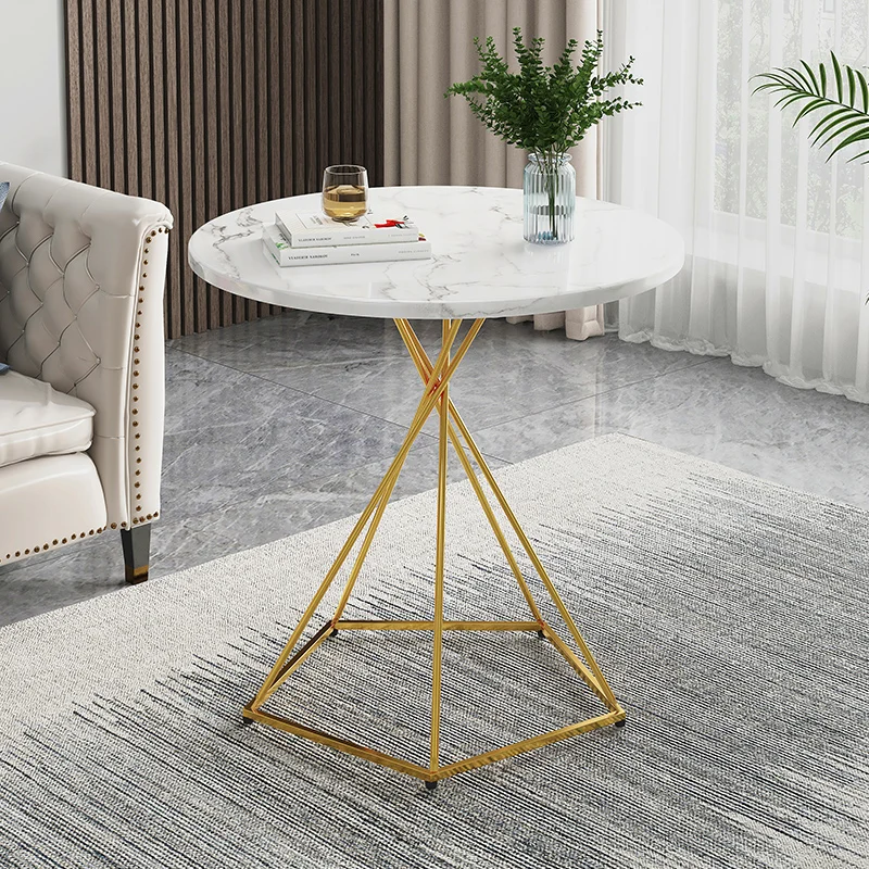 

Minimalist Round Coffee Tables Center Patio Industrial Lounge Table Low Garden Fashionable Openwork Koffietafels Furniture