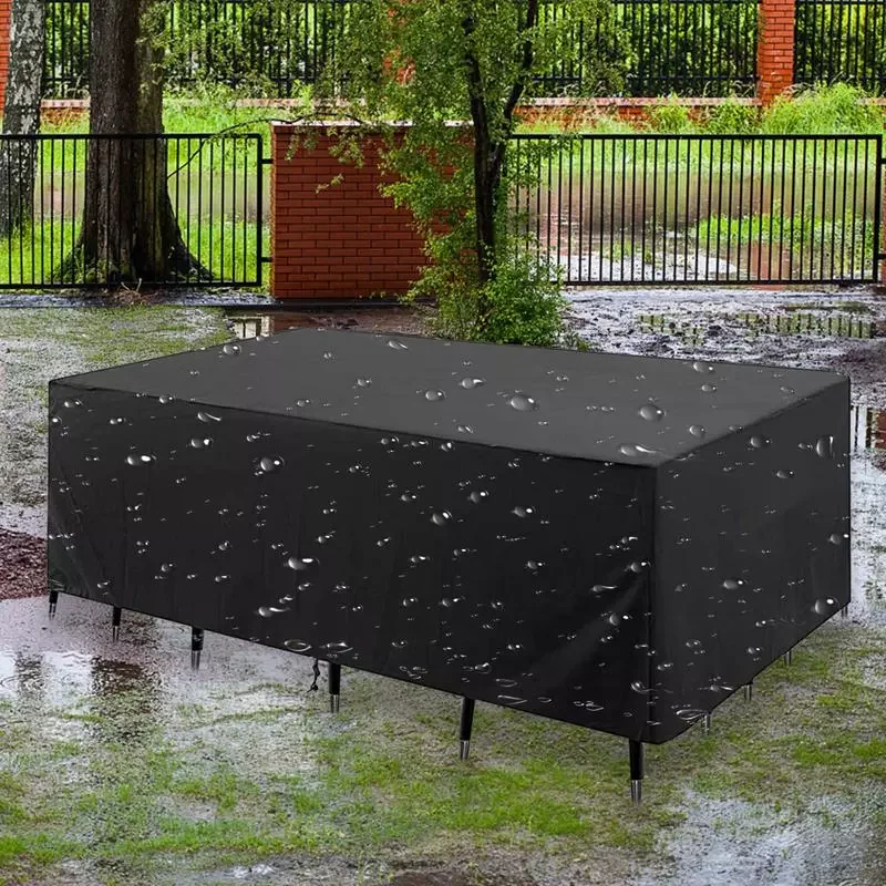 

New Patio Furniture Covers Outdoor Furniture Cover Waterproof General Purpose Outside Table and Chair Covers Heavy Duty 420D