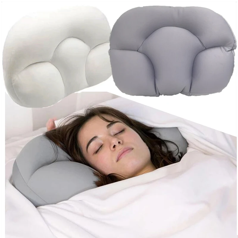 

All-round Ergonomic Sleep Pillows Egg Sleeper Memory Foam Soft Orthopedic Neck Pillow Release 3D Cloud Micro Deep Sleep Pillow
