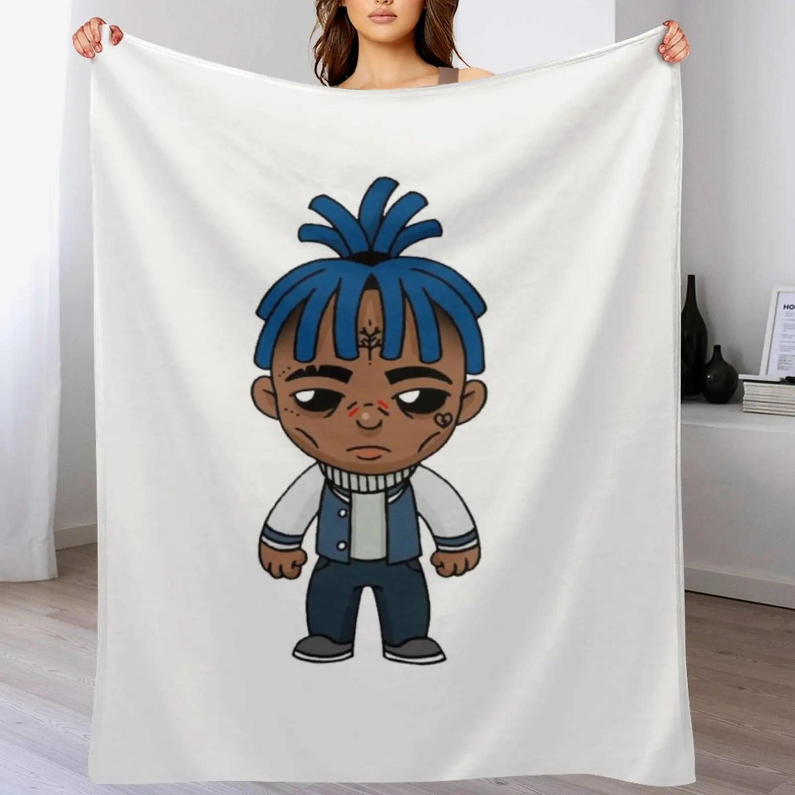 Пушистый плед xxxtentation рисунок мультфильм