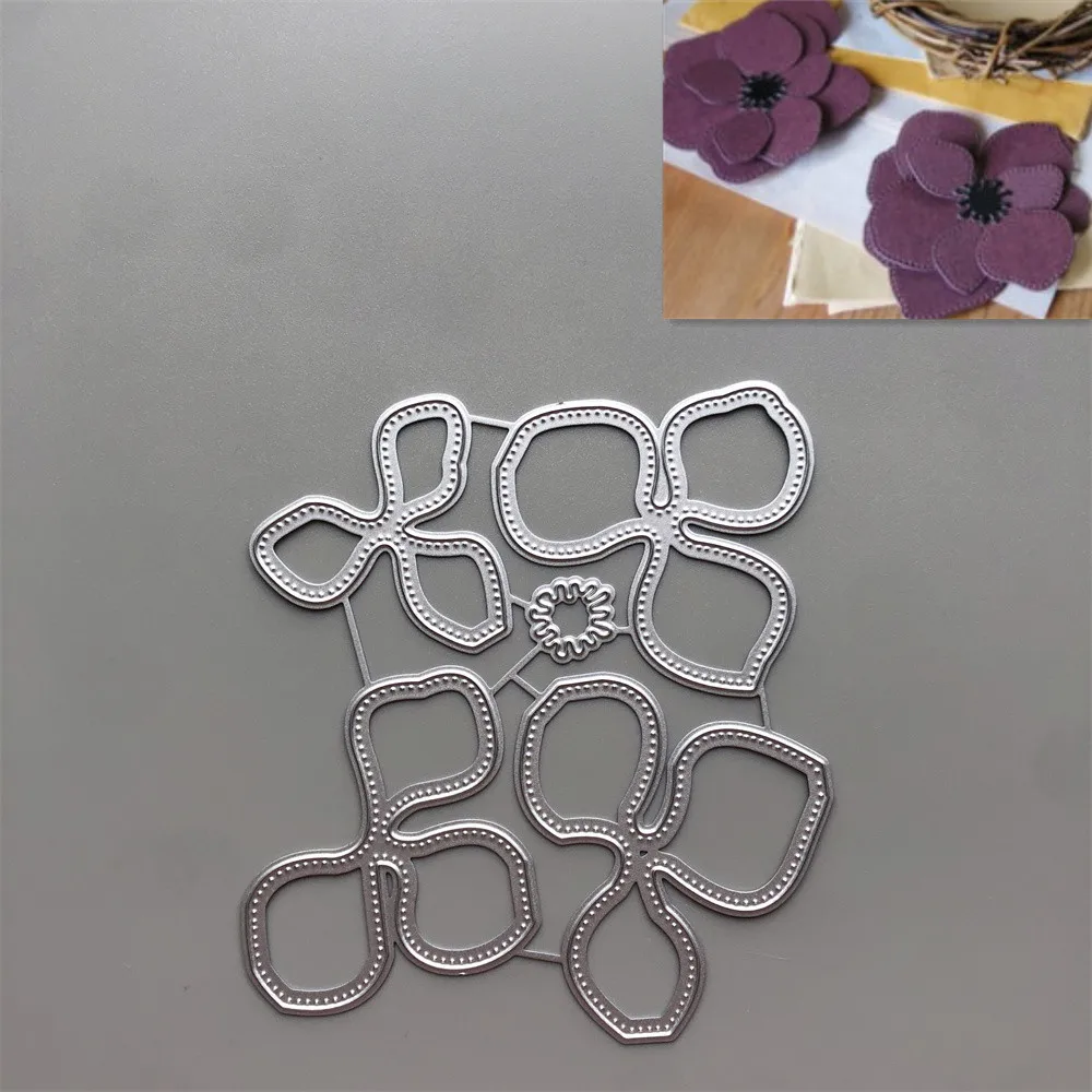 Новинка 2022 трафареты для металлических лепестков режущие штампы украшения