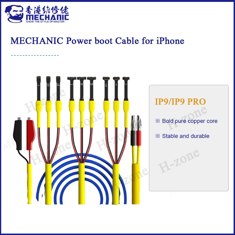 

MECHANIC Original Power Boot Cable IP9-PR0 for IPAD IPhone 5-IP 12 PRO MAX And Above Battery-Free Power Supply Boot Up Line