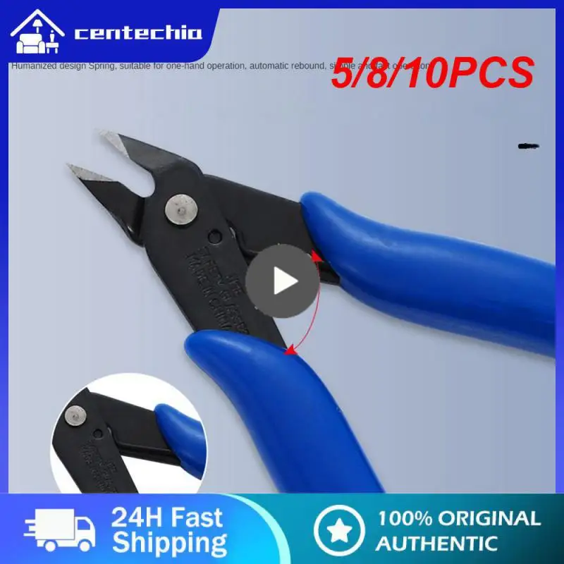 

5/8/10PCS Diagonal Pliers Automatic Rebound Function Thin Appearance Pliers Carbon Steel Hardening Treatment Outlet Forceps