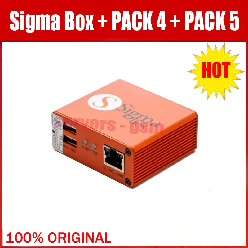 2022 новейшая оригинальная Sigma box с 9 кабелями активацией + Pack4 Pack5 новое обновление