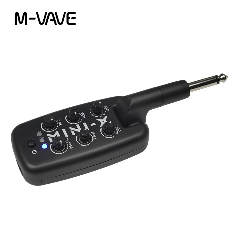 НОВЫЙ M-VAVE MINI-X гитарный усилитель для наушников портативный перезаряжаемый