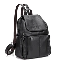 2022 new cowhide backpack lychee leather travel bag convenient and fashionable womens backpack for suburban travel