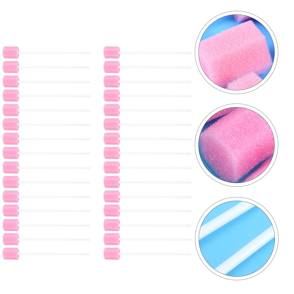 

Swabs Mouth Oral Disposable Sponge Cleaning Sponges Stick Swaba Carefoam Power Elderly Wrapped Individuallybaby