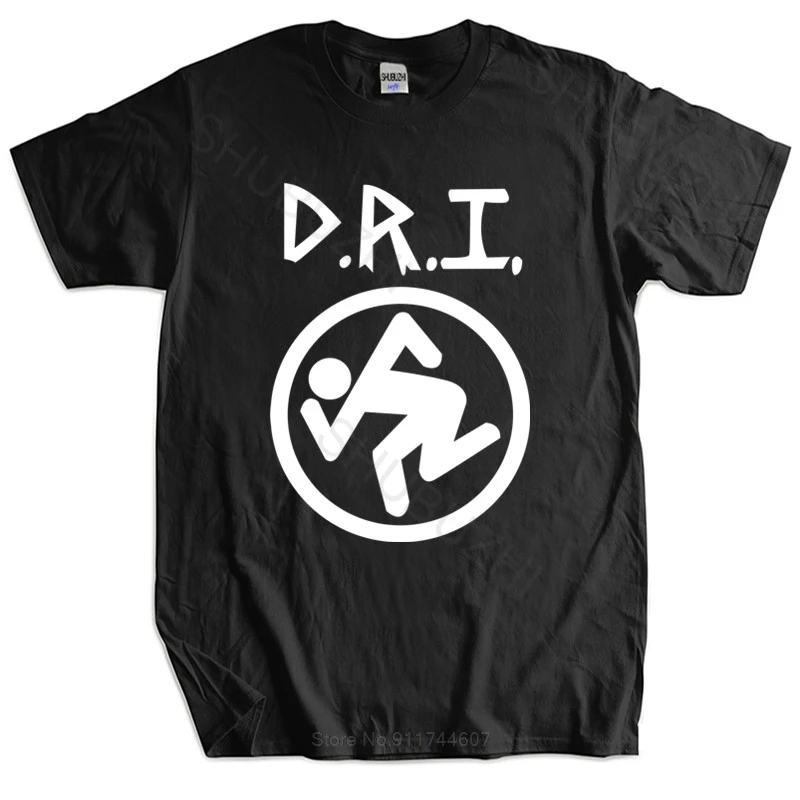 

New t shirt black tops for men Dirty Rotten Imbeciles D.R.I Thrash Metal Short Sleeve Men T Shirt cotton tshirt for boys