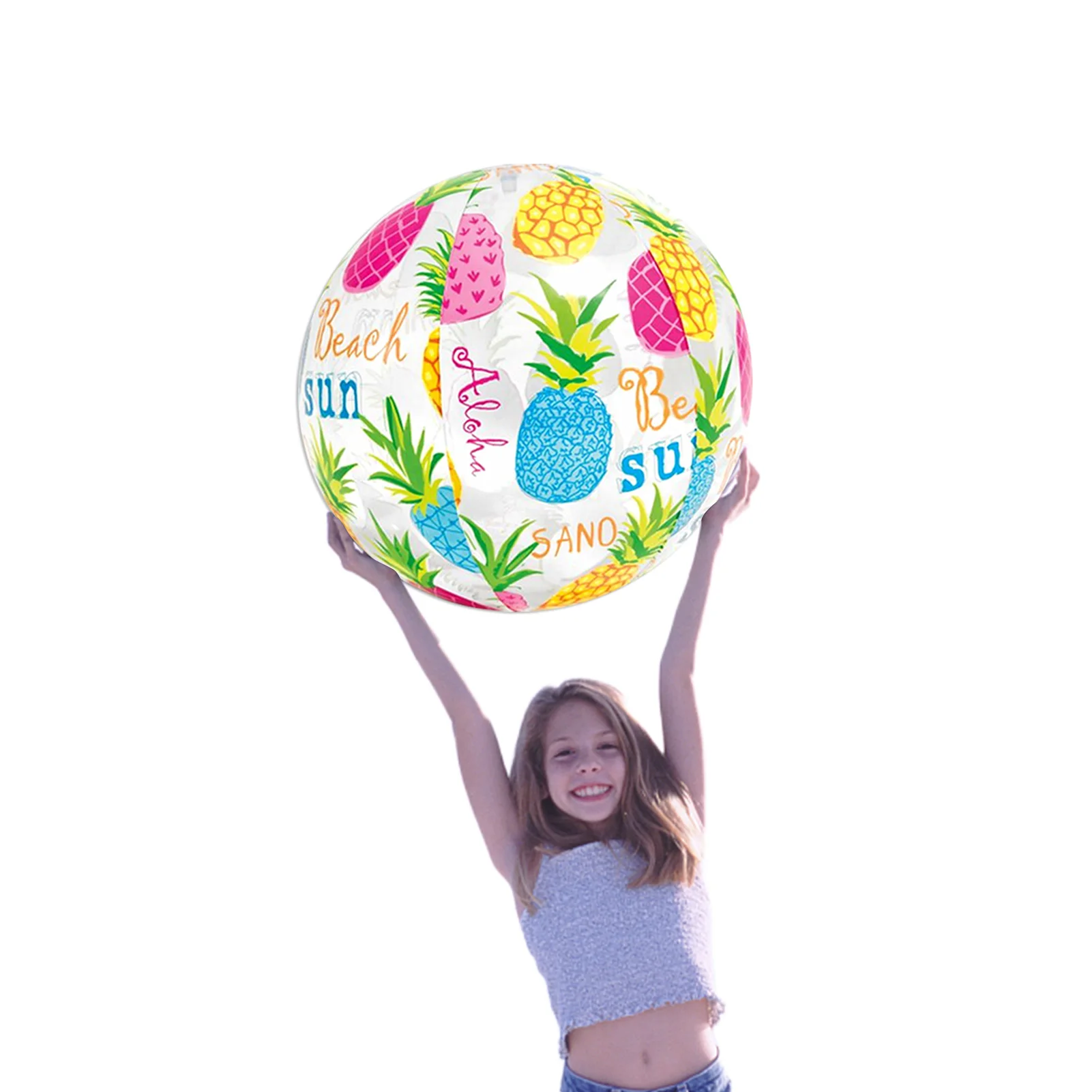 

Beach Ball Transparent PVC Water Balloons Inflatable Toy Photo Props Swimming Pools Playing Fun Tools