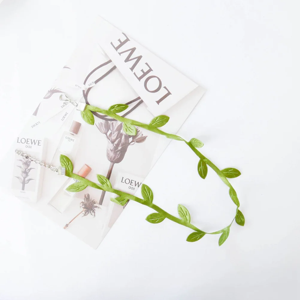 Ожерелье с имитацией листа колье для женщин модные рождественские женские