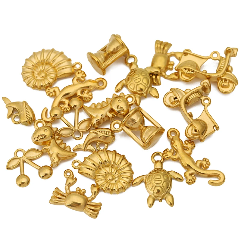 3 шт. шармы-песочные часы из нержавеющей стали Semorilry