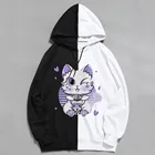 Толстовка с капюшоном и длинным рукавом, в стиле Харадзюку