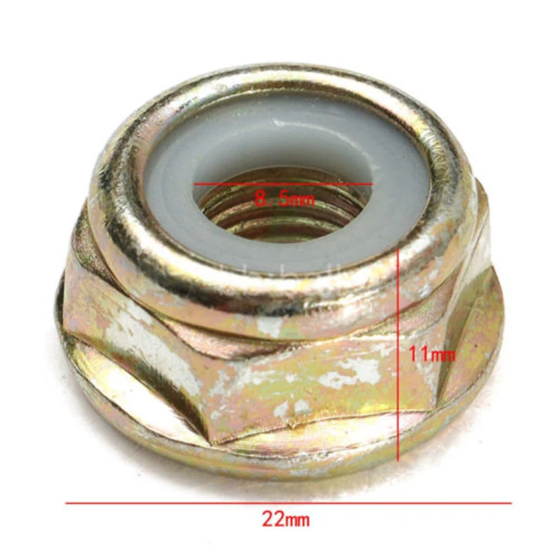 

Universal M10x1.25 Left Hand Thread Blade Nut Fits For Various Brushcutter Gearbox With M10x1.25 Left Handed Thread Trimmer Acce