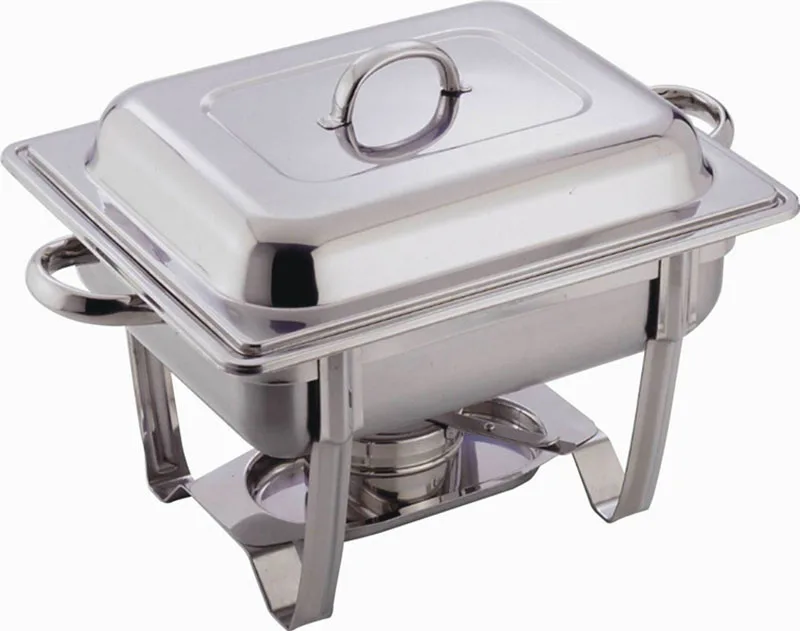 

stainless steel Buffet Heater Chafing Dish hotpot set 4.5L wedding winter Catering Banquet cooking pan server Food Tray Warmer