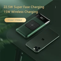 22 5w super fast charging 20000mah power bank portable qi wireless charger poverbank for huawei iphone samsung xiaomi powerbank